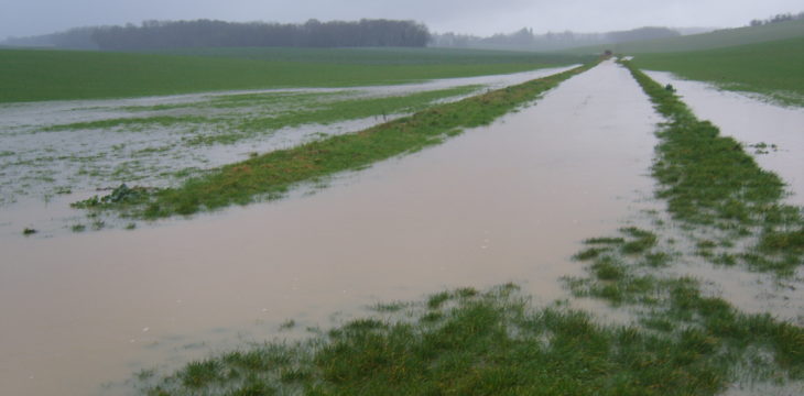 Inondations à Brassy